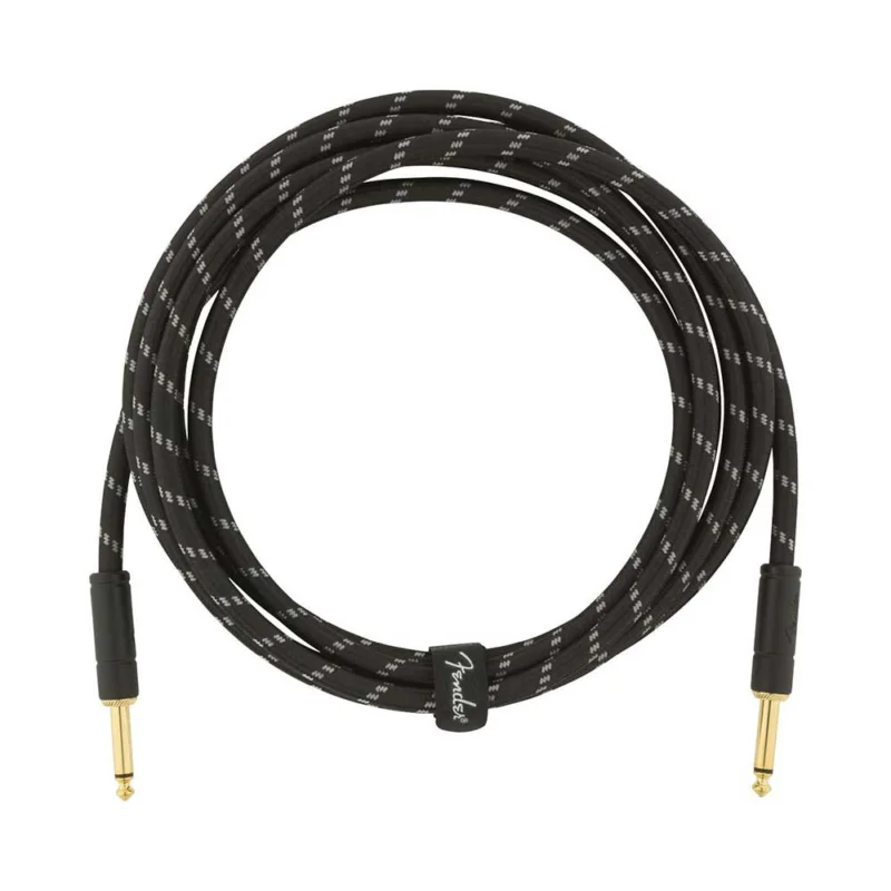 CABLE JACK 3m DELUXE SERIES BLACK TWEED Fender Commande En Gros