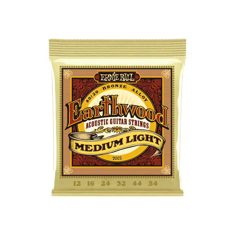 EARTHWOOD MEDIUM LIGHT BRONZE 12-54 Ernie Ball Solde
