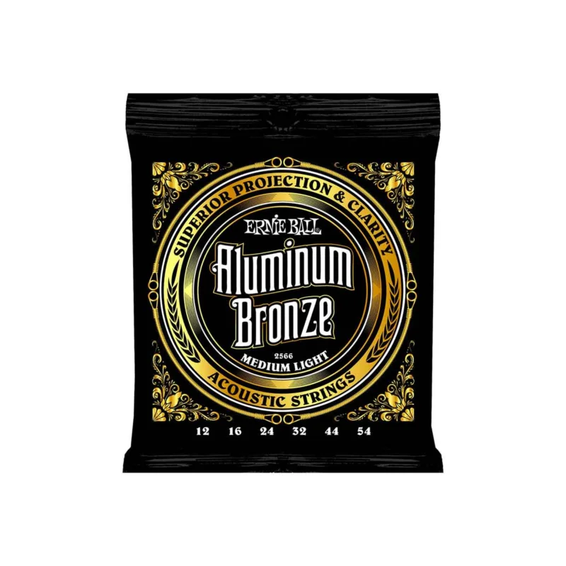 Prix Réduit ALUMINIUM BRONZE MEDIUM LIGHT 12-54 Ernie Ball
