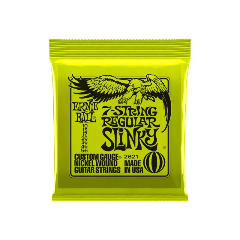 Usine Directe P02621 REGULAR SLINKY 7 CORDES 10-56 Ernie Ball