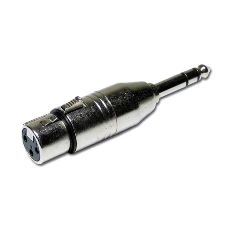 Acheter Direct ADAPTATEUR XLR FEMELLE JACK MALE STEREO METAL Audiophony