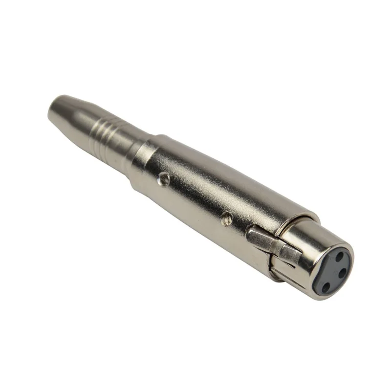 Certifié ADAPTATEUR XLR FEMELLE JACK FEMELLE METAL Audiophony