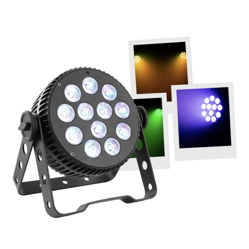 PAR 12X10W QUAD Power Lighting Livraison Express