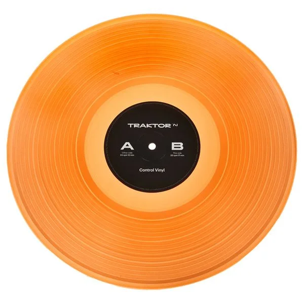 Retour Gratuit Traktor Control Vinyl Orange Transparent Native Instruments