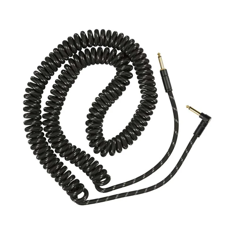 Petit Prix CABLE JACK 9m DELUXE COIL CABLE BLACK TWEED Fender