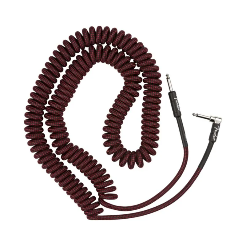 Acheter En Ligne CABLE JACK 9m PRO COIL CABLE RED TWEED Fender