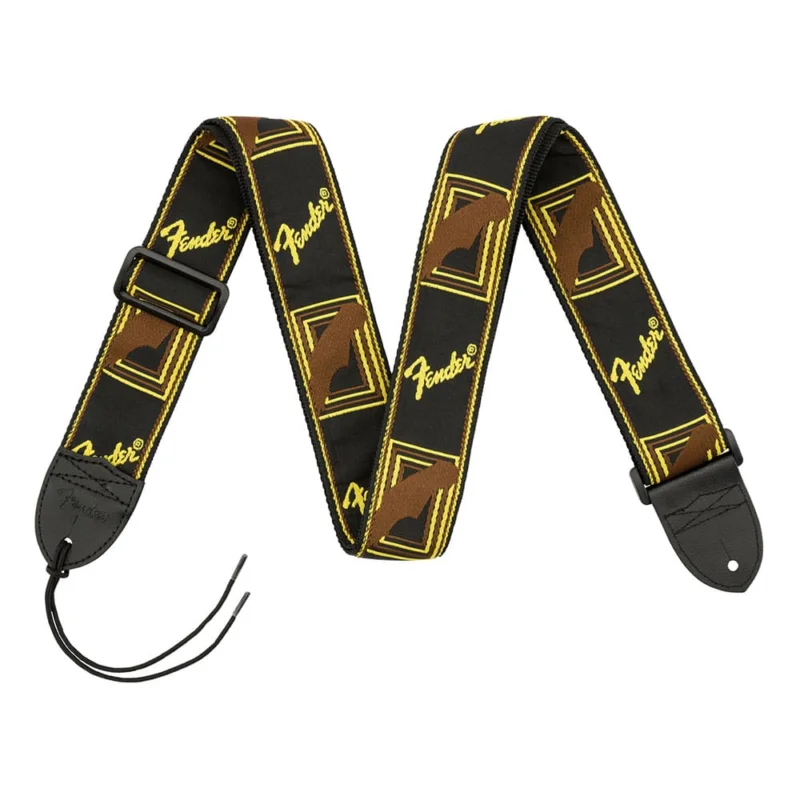 Prix Réduit SANGLE MONOGRAMMED BLACK/YELLOW/BROWN Fender