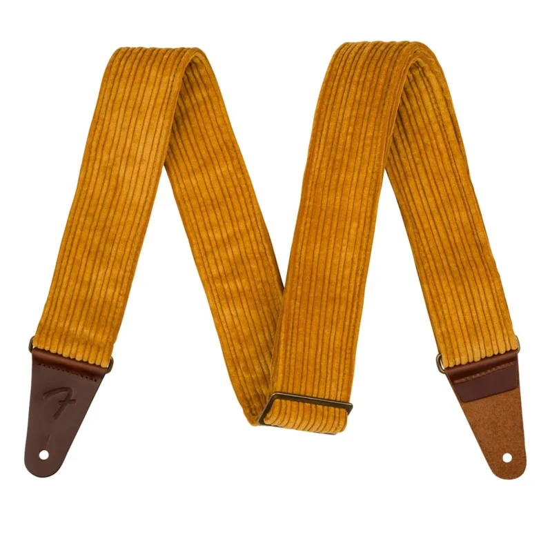 SANGLE CORDUROY VELOURS BLAZE GOLD Fender Dernière Chance