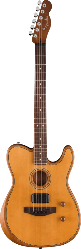 Super Prix ACOUSTASONIC STANDARD TELECASTER AGED NATURAL Fender