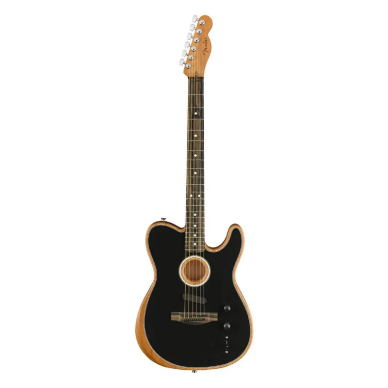 AMERICAN ACOUSTASONIC TELE, BLK W/BAG Fender Commander Maintenant