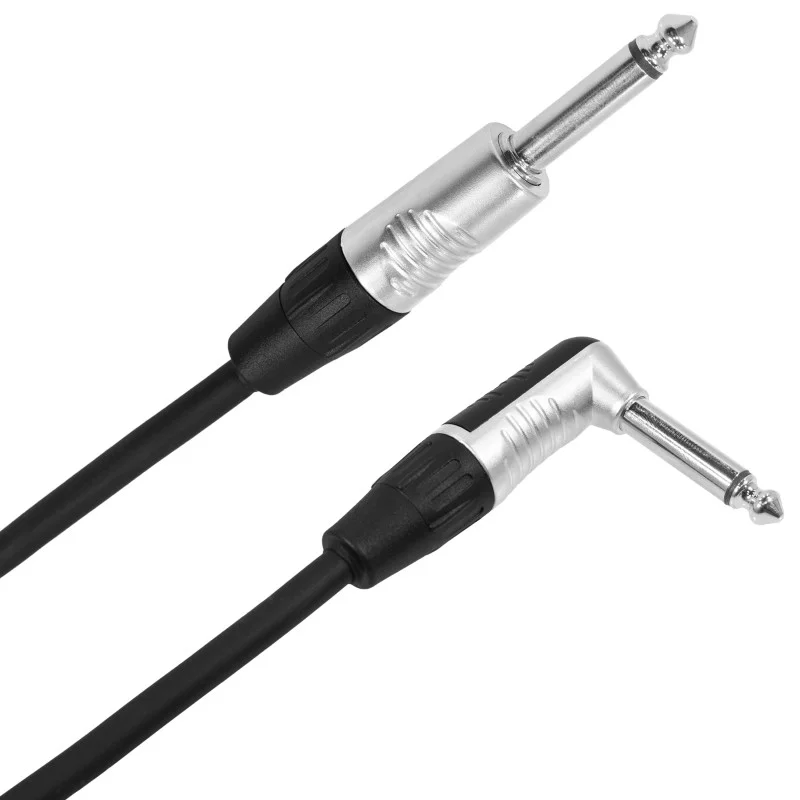 Bon Marché Câble Jack 6.35 / Jack 6.35 Coudé 3m Touring Plugger