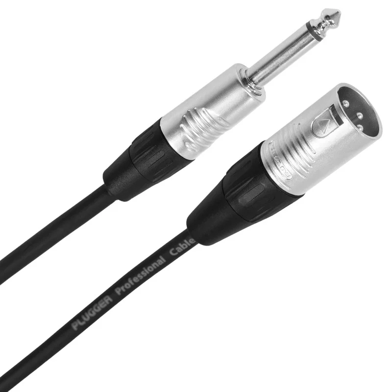 Acheter Direct Câble Xlr Jack 6.35 mono mâle 1m Touring Plugger