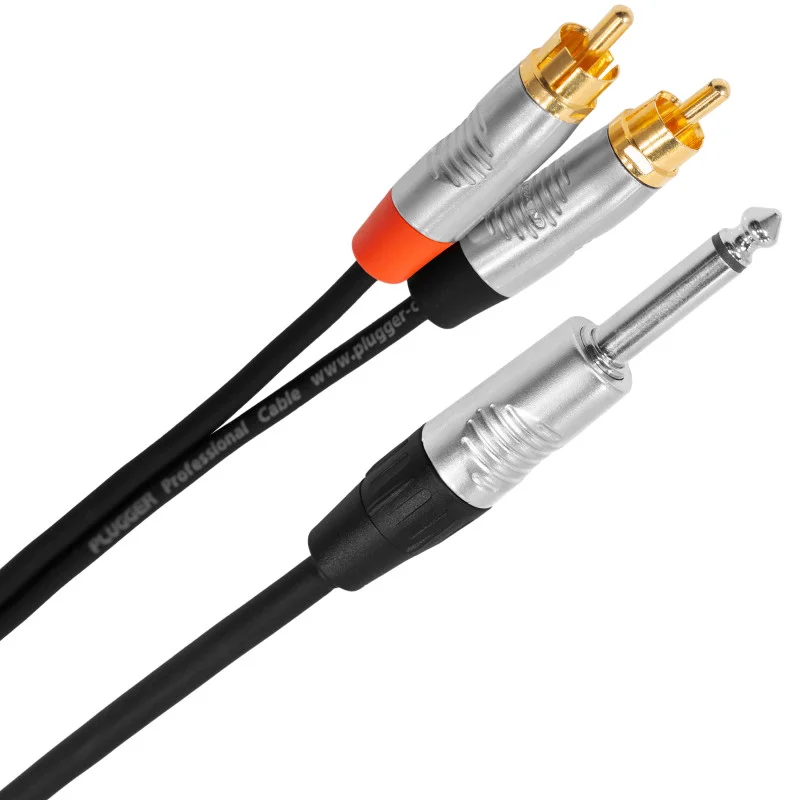 Câble Jack Mono / 2 Rca 3M Touring Plugger Paiement Sécurisé