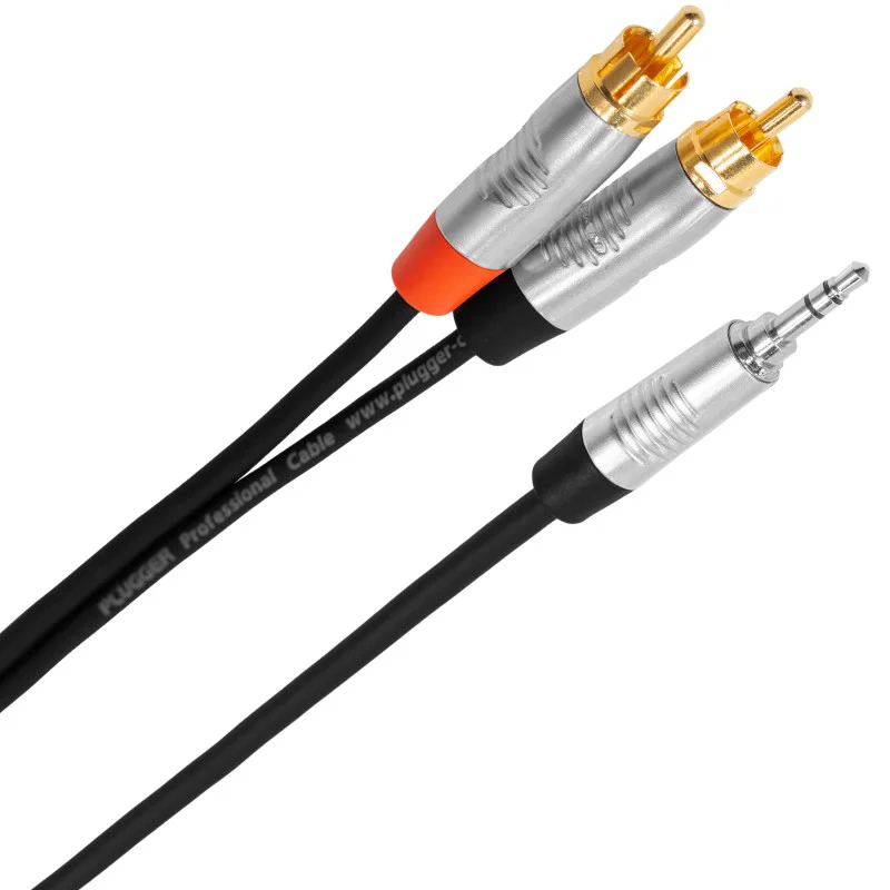 Câble Mini-Jack/ 2xRCA 10M Touring Plugger Satisfait Ou Remboursé