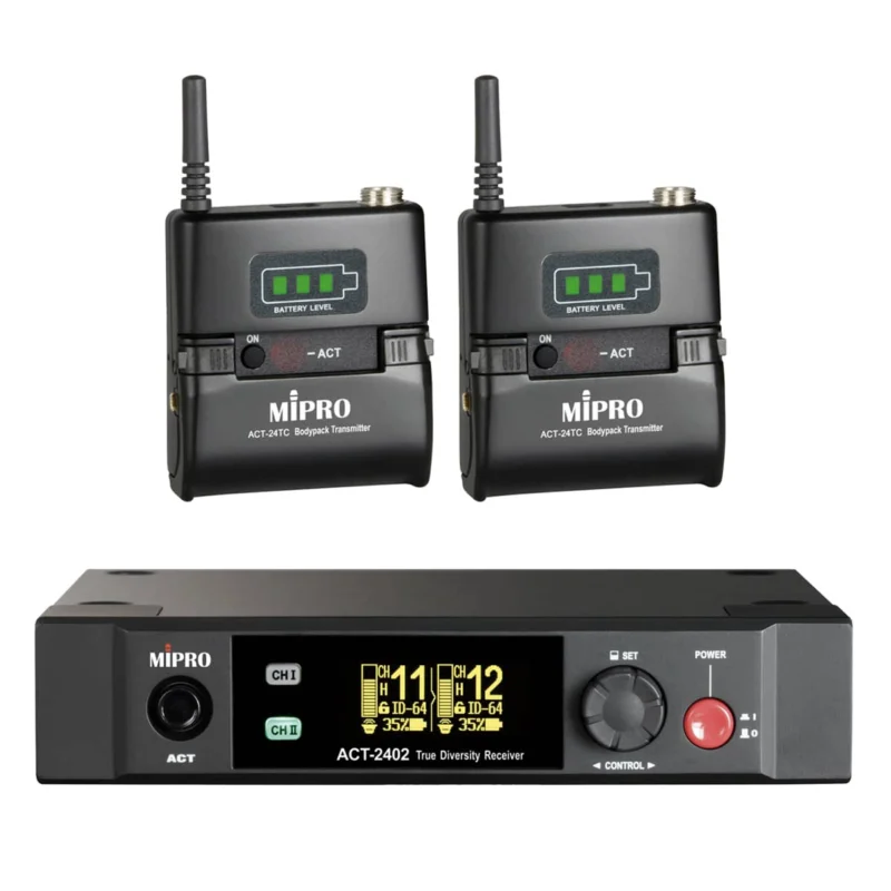 ACT-2402 + 2x ACT-24TC Lithum Mipro Certifié