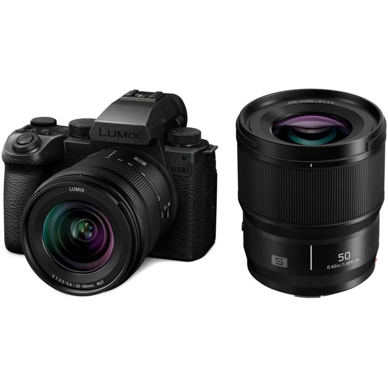 PANASONIC LUMIX DC-S5 II X+20-60 F/3.5-5.6 + 50/1.8 S Commander Maintenant