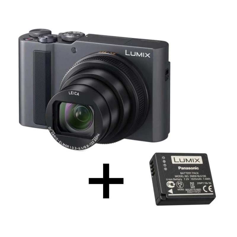 Offre Limitée PANASONIC LUMIX DC-TZ300 SILVER + DEUXIEME BATTERIE