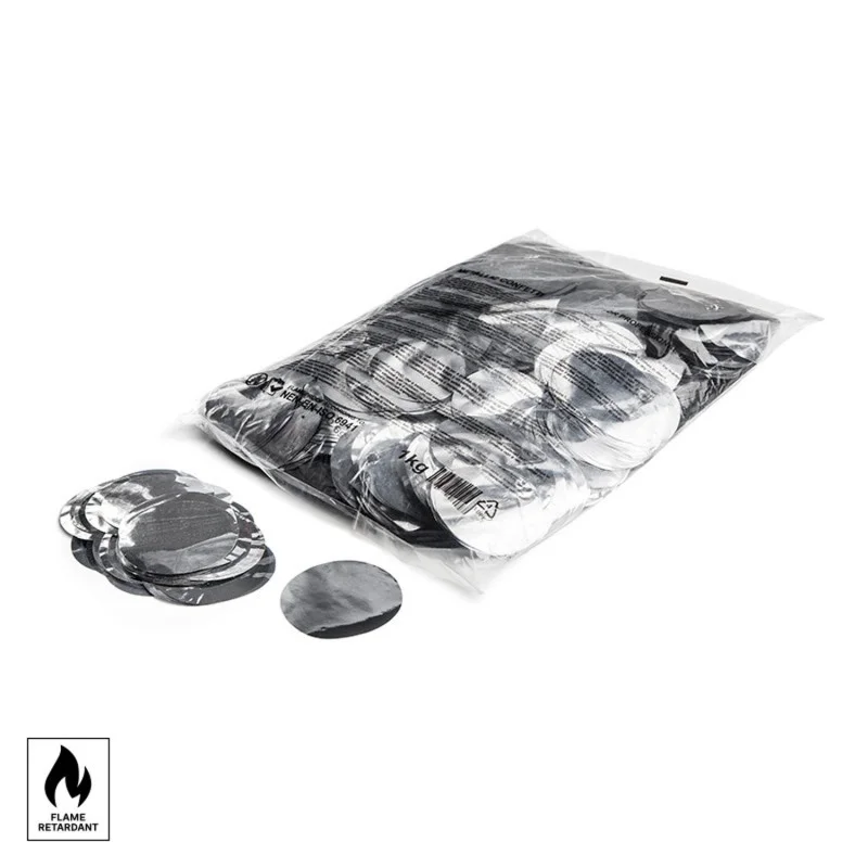 Offre Du Jour Confettis métallique rond 55mm 1Kg Silver