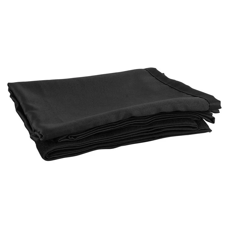 Paiement Sécurisé Rideau Noir Plissé 300 (L) X 300 (H) Cm,