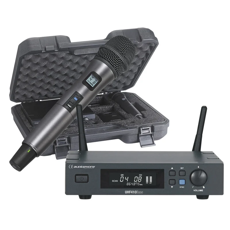 PACK UHF 410 HAND F5 - Récepteur Micro main et malette Offre Limitée