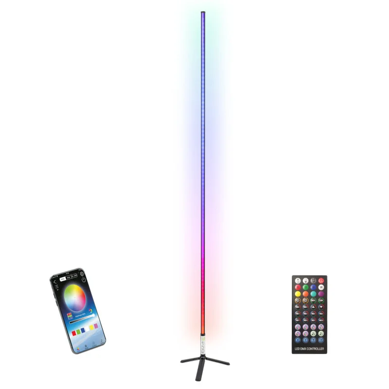 MAGIC COLOR STICK - Tube lumineux RGB sur Pied Solde