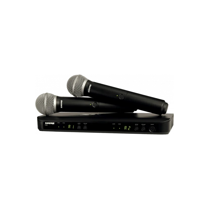 BLX288E PG58 M17 - Système micro sans fil double émetteur main Super Prix