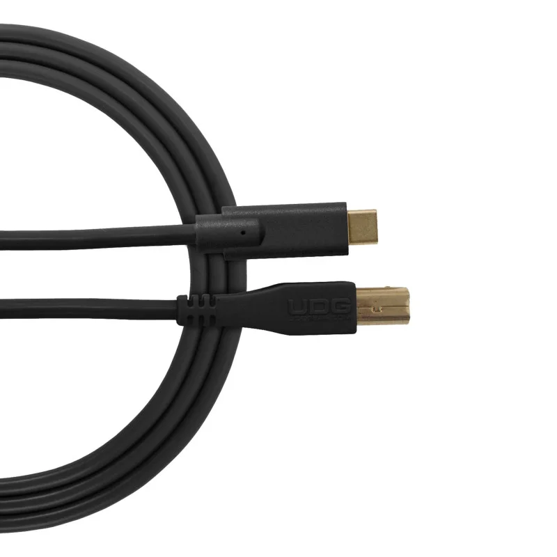 Câble UDG USB 2.0 C-B Noir Droit 1.5m Jusqu'à Épuisement Des Stocks
