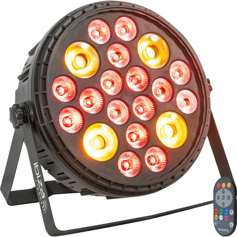 Marque BIGPAR 16RGBW4A - Projecteur PAR RGBW 4 en 1 + ambre