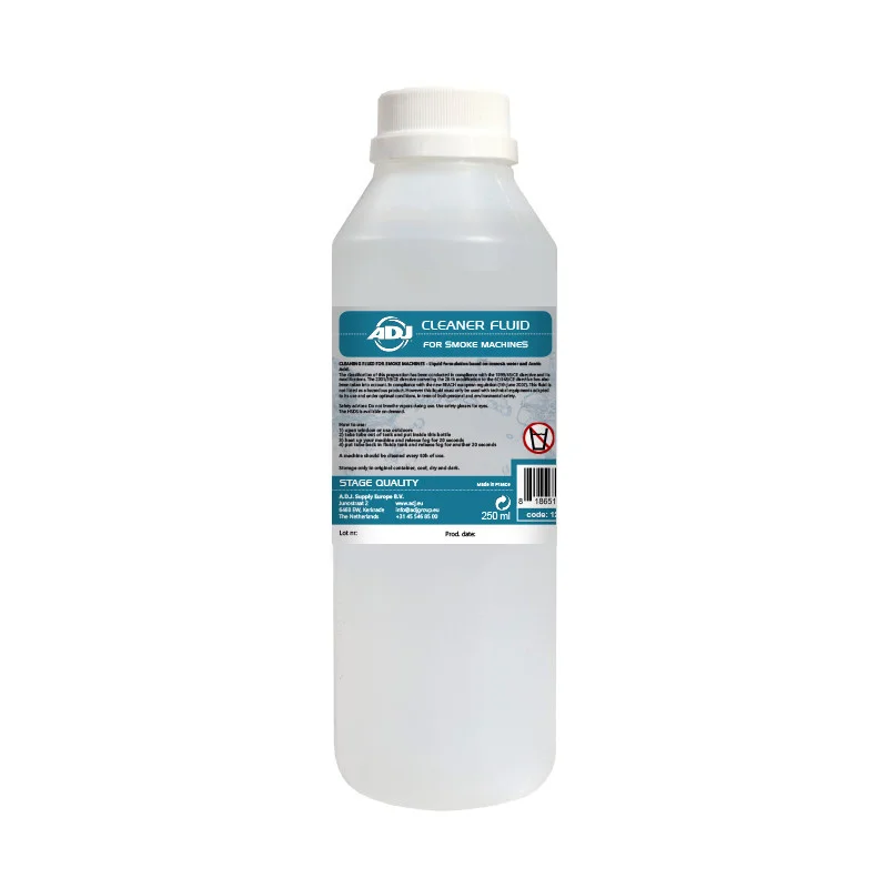 Liquide de nettoyage pour machines à fumée 250mL Offre Spéciale