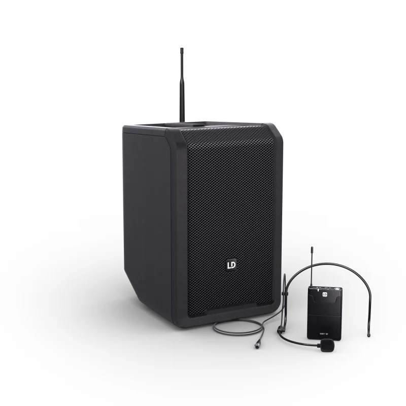 Affaire À Saisir ANNY 8®- Enceinte portable avec mixeur intégré et micro casque sans fil (Noir)