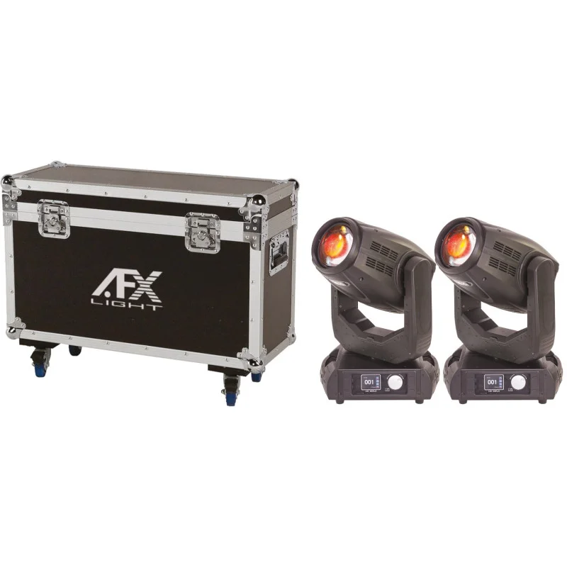 2 Lyres 10R 3-EN-1 (Beam-Spot-Wash) dans un flight-Case Prix Cassé