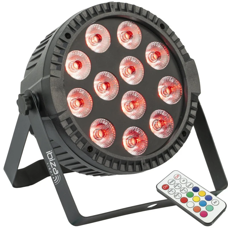 Réduction Projecteur Par Extra-Plat - 12 Led Rgbw 6W