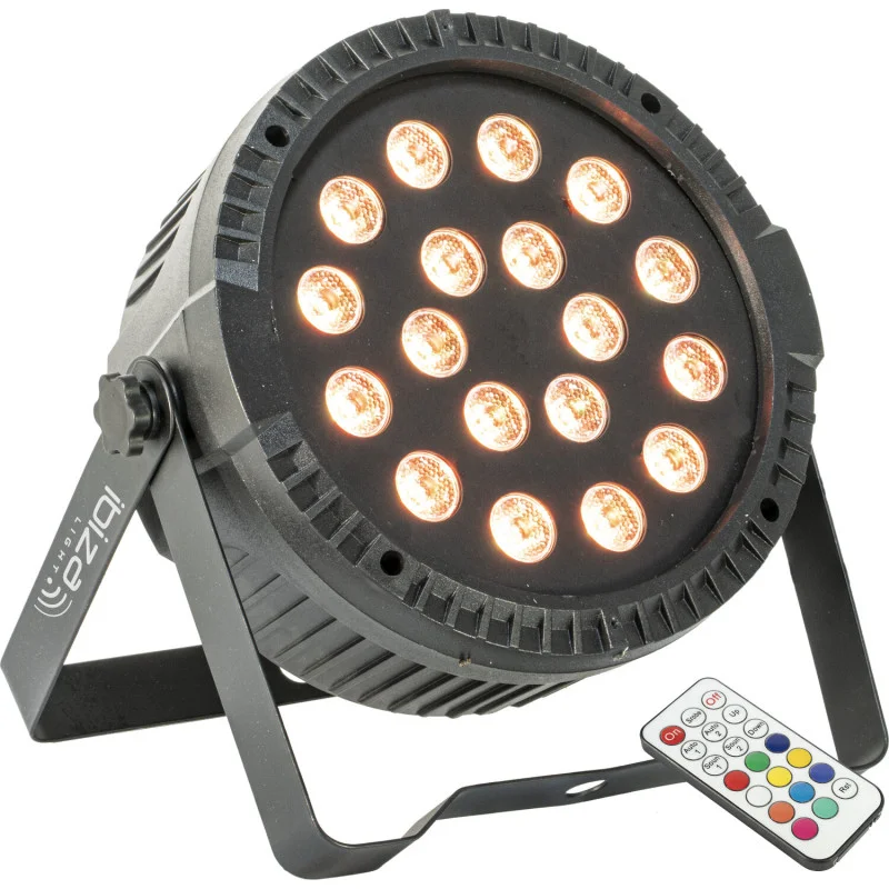 Nouveauté Projecteur extra-plat THIN PAR LED 18x1W RGB