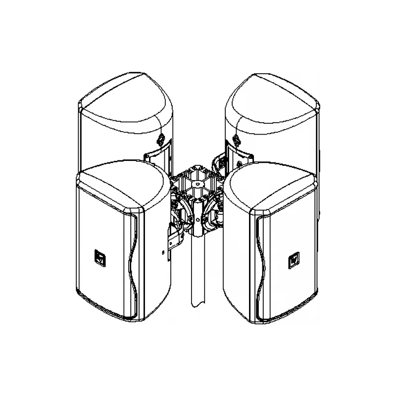 Satisfait Ou Remboursé Kit d‘accroche pour 2 ou 4 Evid/Zx1. Noir. L‘unité.