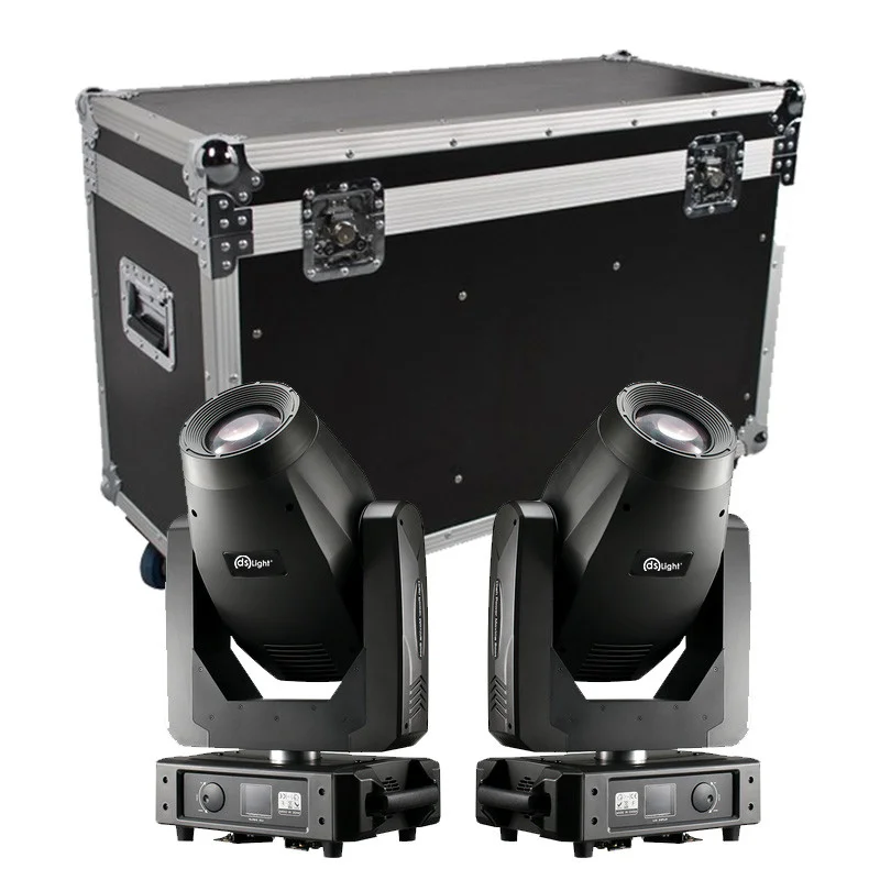 Super Prix Lot de 2 Lyres SPOT330CMY en flight case