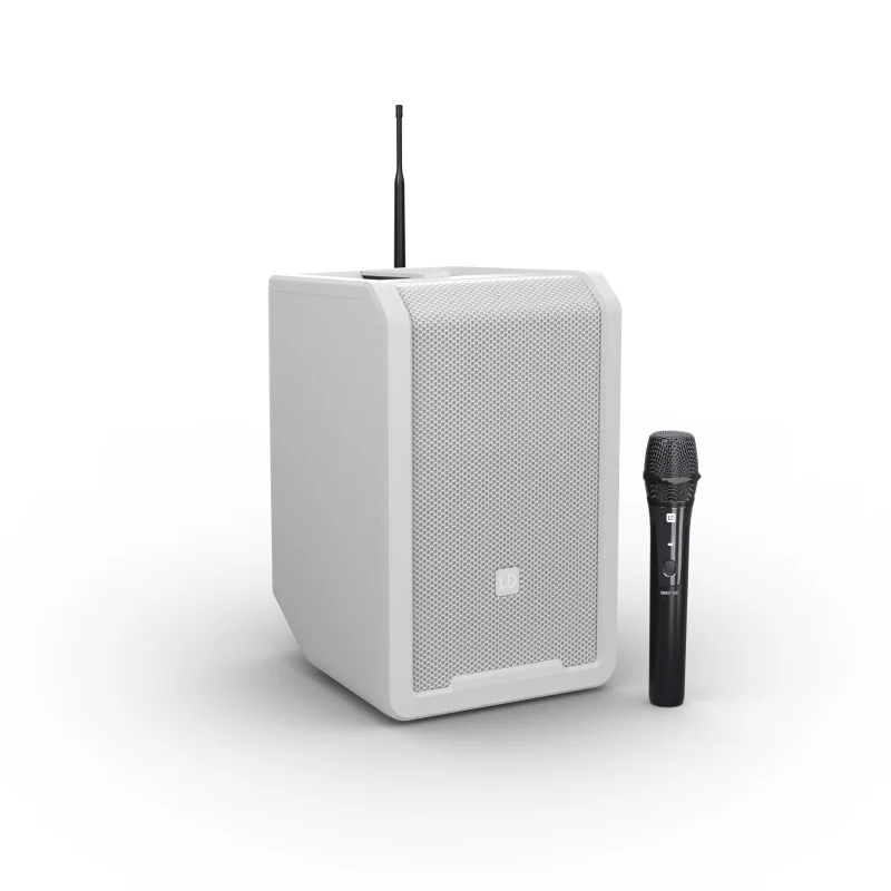 ANNY 8 HHD B6W - Enceinte portable avec mixeur et micro main (Blanche) Affaire À Saisir