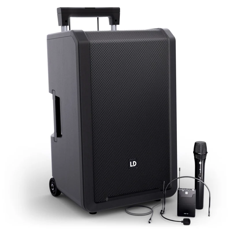 ANNY®12 HBH2B5 - Enceinte portable Bluetooth avec mixeur intégré micro main et micro-casque Solde