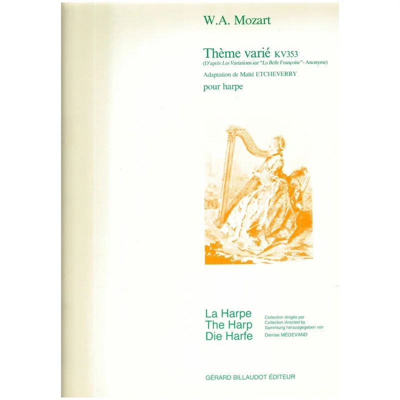 W.A. Mozart, Thème varié, KV353 Offre Spéciale