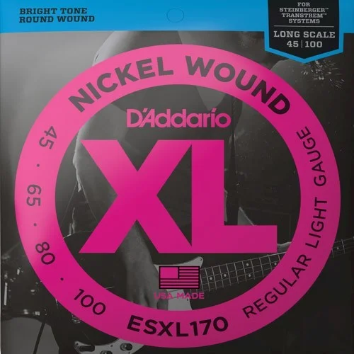 D‘Addario ESXL170 double boule long scale Tension regular light Offre Du Jour