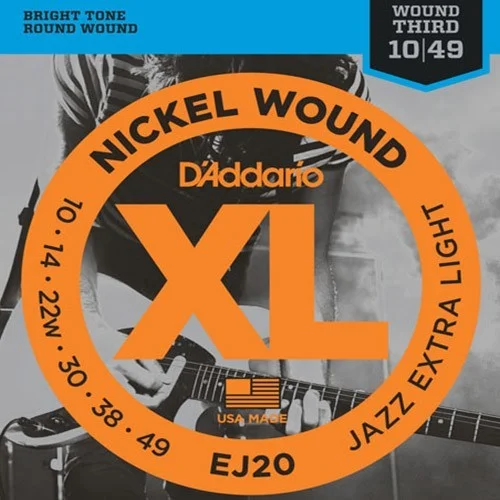 D‘Addario EJ20 Tension Jazz extra light Offre Limitée
