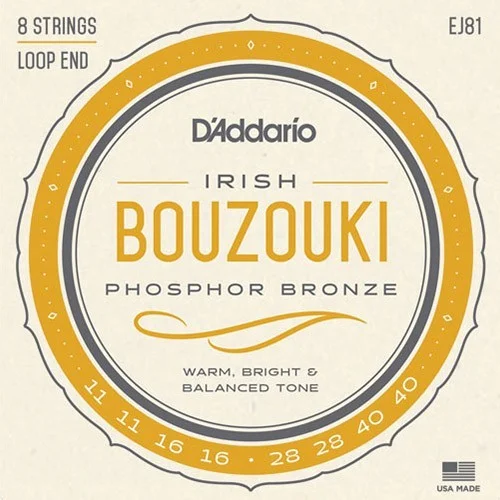 D‘Addario EJ81 Bouzouki Irlandais Usine Directe