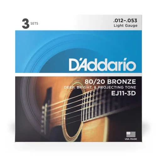 D‘Addario EJ11-3D Tension Light – 3 Jeux Bon Marché