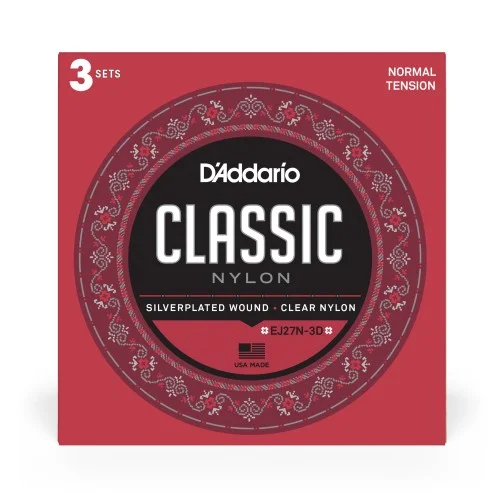 Authentique D‘Addario EJ27N-3D Tension normale - 3 jeux