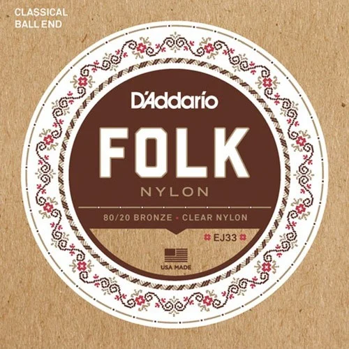 D‘Addario EJ33 Nylon clair et bronze Paiement Sécurisé