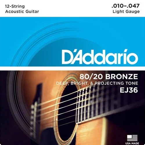 Authentique D‘Addario EJ36 Tension Light