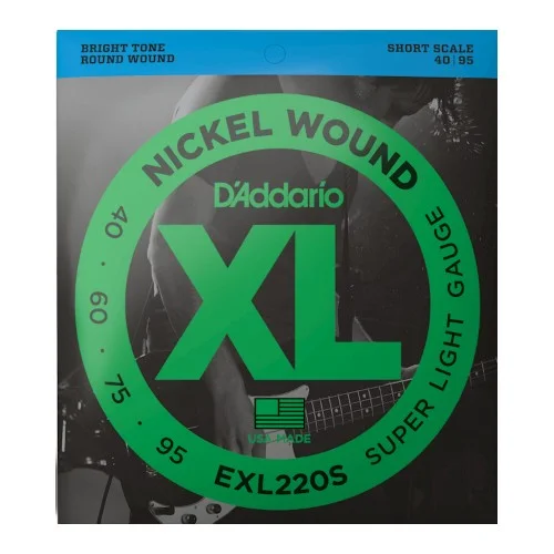 Populaire D‘Addario EXL220S Tension super light Short Scale