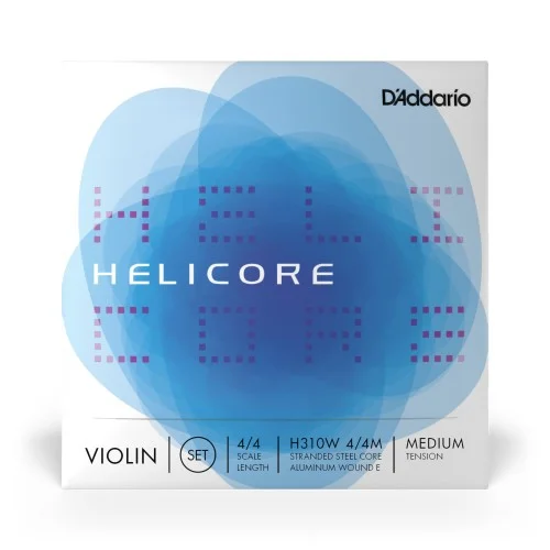Haute Qualité Jeu D‘addario Helicore avec Mi filée Violon 4/4 Medium