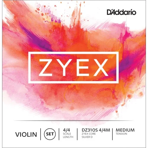 Nouvel Arrivage Jeu D‘addario Zyex Violon avec Ré Argent 4/4 Medium