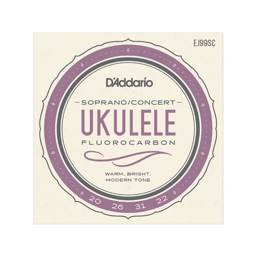 D‘Addario Ukulélé soprano/concert EJ99SC Quantité Limitée