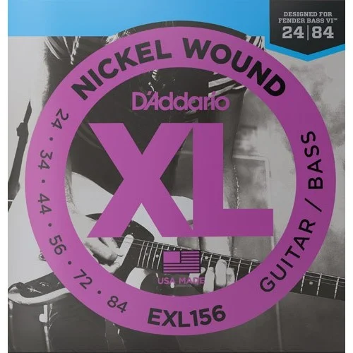 Vente Directe D‘Addario EXL156 pour Fender Bass VI